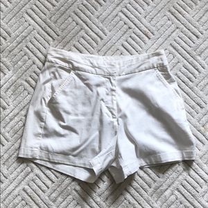 Marine layer white Niki shorts